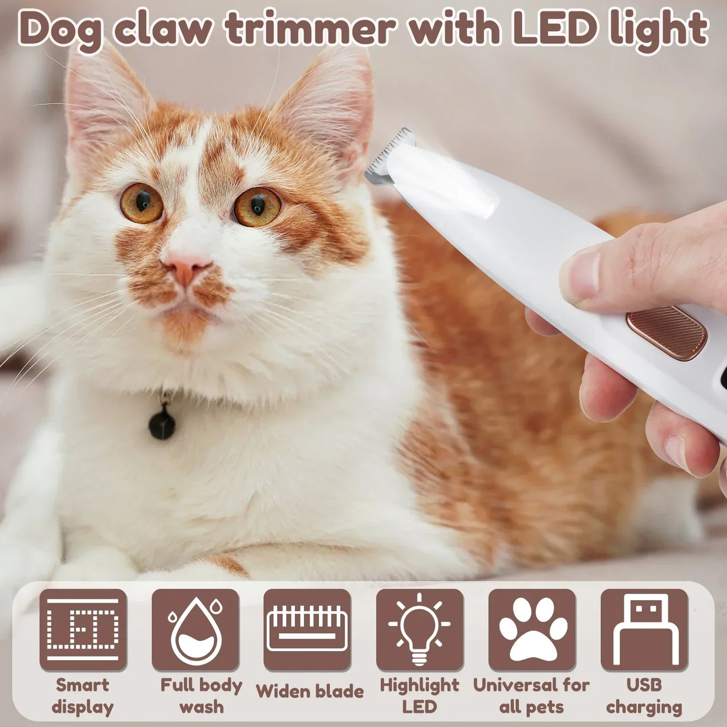 PawGlow LED Pet Trimmer